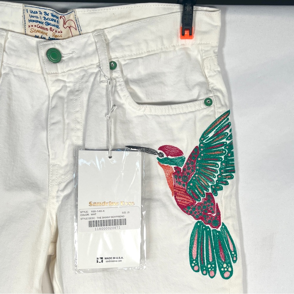 White Decorative Jeans